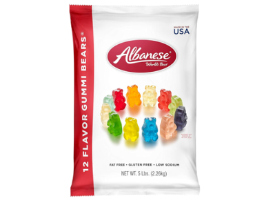 Albanese World’s Best 12 Flavor Gummi Bears, 5lbs – Just $11.89!