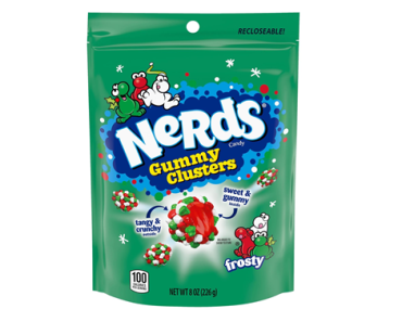 Nerds Frosty Gummy Clusters Share Pouch, Holiday Nerds, 8 oz – Just $4.17!