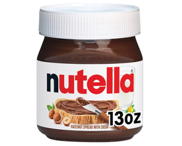 Nutella Chocolate Hazelnut Spread, 13 oz Jar – Just $2.38!