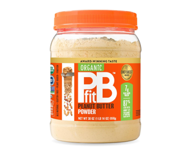 PBfit All-Natural Organic Peanut Butter Powder, 30oz – Just $9.50!