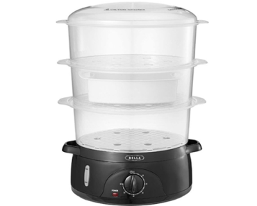 Bella 9.5-Qt. 3-Tier Food Steamer – Just $24.99!