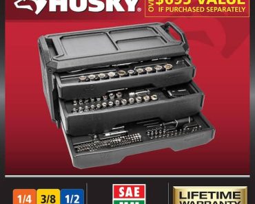 Husky Mechanics Tool Set (270-Piece) – Only $99! Black Friday Deal!