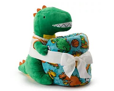 DOORBUSTER! The Big One Kids Sports Dinosaur Pillow Buddy & Throw Blanket Set – Just $11.04! KOHL’S BLACK FRIDAY SALE!