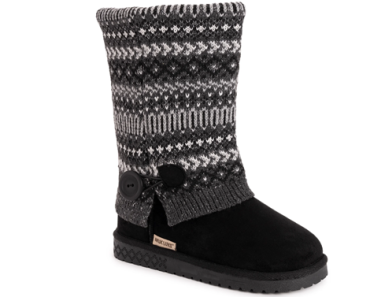 MUK LUKS Women’s Janie Cozy Sweater Boot – Just $17.99! Walmart Black Friday!