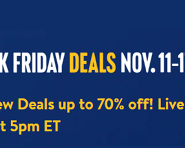 Get Ready for Walmart Black Friday! Starts Tomorrow – November 11th!