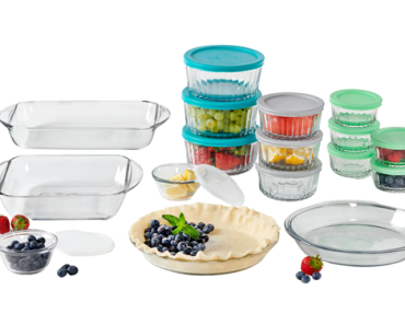 Anchor Hocking 30 Piece Glass Food Storage Containers & Glass Baking Dishes Set – Just $20.00! Walmart Black Friday!