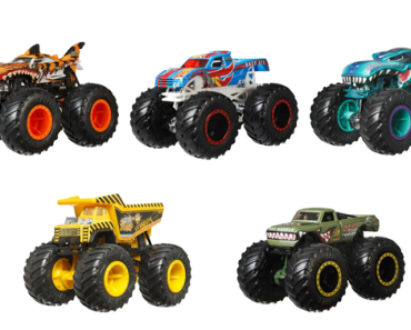 Hot Wheels Monster Trucks Crash Crew, 5-Pack of 1:64 Scale Toy Trucks – Just $10.00! Walmart Black Friday!