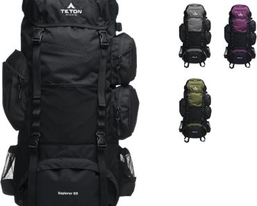 TETON 65L Explorer Internal Frame Backpack – Only $53.64!