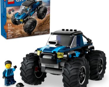 LEGO City Blue Monster Truck Off-Road Toy Playset – Only $13.59!