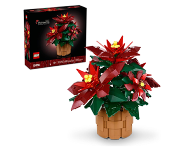 LEGO Icons Poinsettia Building Set 10370 – Just $34.99!