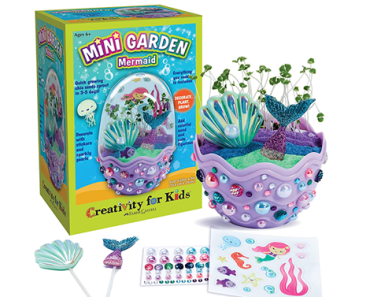 Creativity for Kids Mini Garden: Mermaid Terrarium – Just $5.99!