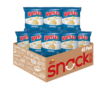 Ruffles Original Potato Chips, 1 Ounce (Pack of 40) – Just $12.90!