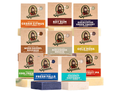 Dr. Squatch Men’s Bar Soap Gift Set (10 Bars) – Just $39.00!