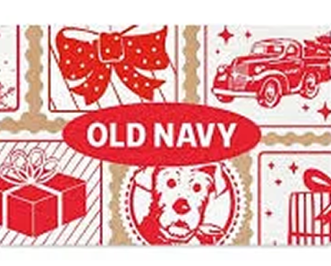 It isn’t too late for Old Navy gift cards! Email or print for gift giving!