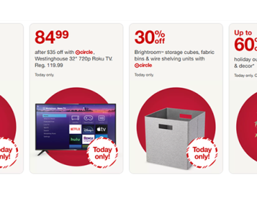 TODAY ONLY DEALS at the TARGET CYBER MONDAY sale!