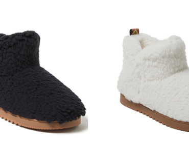 Dearfoams Cozy Comfort Women’s Teddy Bootie Slippers – Just $9.99! In Time for Christmas!