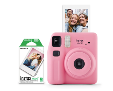 Fujifilm instax Mini SE Instant Camera with Bonus 10 pack Mini Film – Just $57.00! In Time for Christmas!