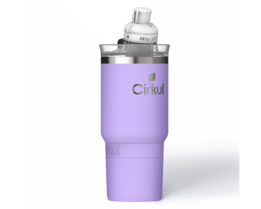 Cirkul 24oz Amethyst On-The-Go StrawSip Tumbler – Just $15.00!