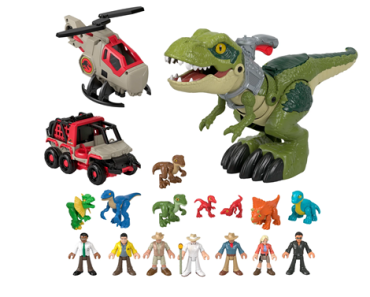 Imaginext Jurassic Park Dinosaur Recon 19-Piece Figure Playset – Just $25.00! In Time for Christmas!