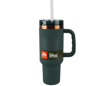 Ozark Trail 40 oz Insulated Stainless Steel Tumbler with Handle – Just $14.97!