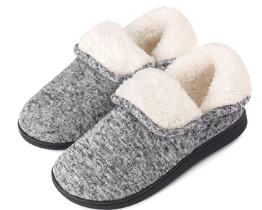 Fuzzy Slippers Memory Foam Booties – Just $14.99!