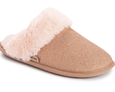 MUK LUKS Women’s Angled Sparkle Scuff Slipper – Just $7.99!