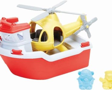 Green Toys Rescue Boat with Helicopter – Only $9.14!