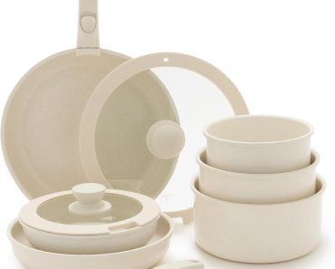 GreenLife Click 10-Piece Ceramic Nonstick Cookware Set – Only $79.99!