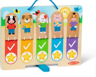 Melissa & Doug Wooden My Daily Day and Night Routines Chart – Only $10.60!