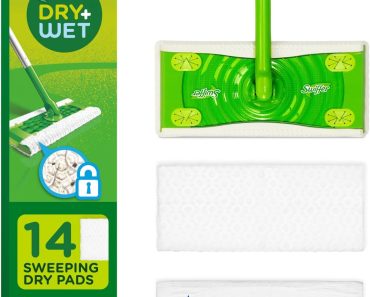 Swiffer Sweeper 2-in-1 Dry + Wet Floor Mopping and Sweeping Kit – Only $13.94!