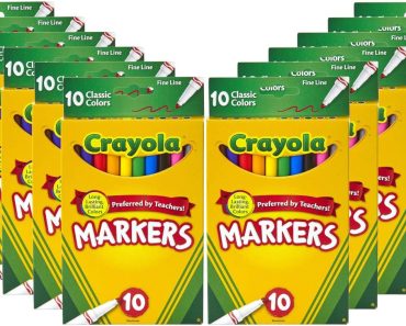 Crayola Fine Line Markers (12 Pack) – Only $11.88!