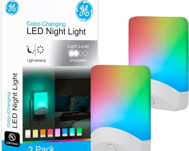 GE Color-Changing LED Night Light (2 Pack) – Only $9!