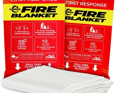 Emergency Fire Blanket (Pack of 2) – Only $29.87!