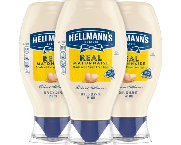 Hellmann’s Real Mayonnaise Squeeze Bottle (3 Count) – Only $9.02!