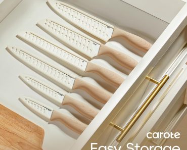 CAROTE Knife set with Blade Guards – Only $17.99!