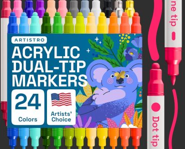 ARTISTRO 24 Acrylic Paint Pens – Only $7.99!