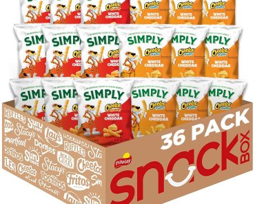 Simply, Cheetos White Cheddar Puffs & Crunchy Variety Pack (Pack of 36) – Only $15.25!