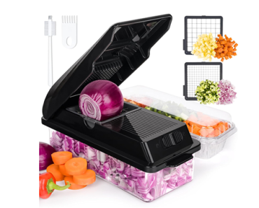 2 in 1 Veggie Chopper Dicer Cutter – Just $9.49!