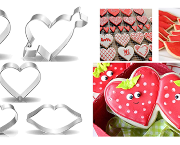 Valentine’s Day 5 Piece Heart Cookie Cutter Set – Just $7.99!