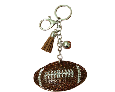 Popfizzy Rhinestone Football Keychain – Just $9.95!