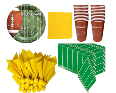 Football Themed Party Supplies and Decorations – For 24 – Just $16.99!