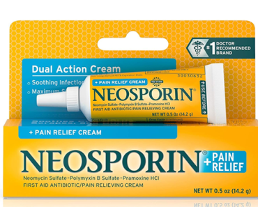 Neosporin + Pain Relief Dual Action Cream .5 Oz – Just $3.49!