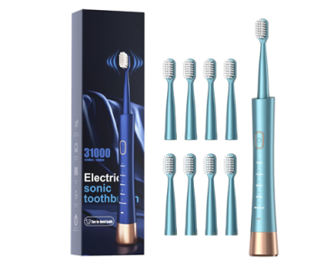 USB Rechargeable Sonic Electric Toothbrush  – Just $9.49!