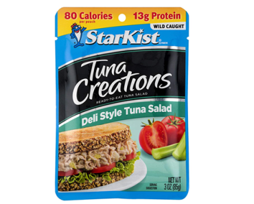 StarKist Tuna Creations Deli Style Tuna Salad, 3 oz, Pack of 12 – Just $8.41!