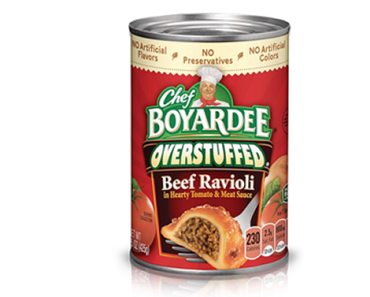 Chef Boyardee Overstuffed Beef Ravioli, 15 oz, 12 Pack – Just $10.20!