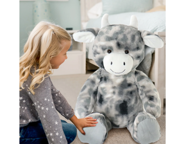 Build-A-Bear Grey Cow Plush, 24″ Seated Height – Just $15.00!