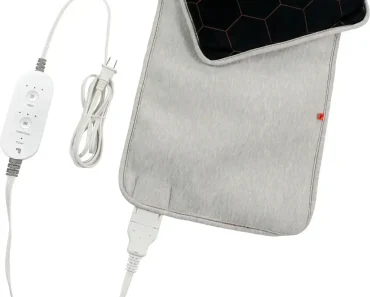 Charcoal + Copper Infused Weighted Heating Pad  – Only $29.99!