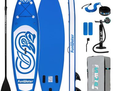 FunWater Inflatable Stand Up Paddle Board – Only $79.96!