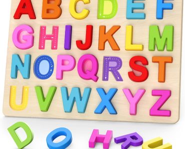 Wooden Alphabet Puzzle – Only $6.99!