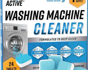 Washing Machine Cleaner Descaler (24 Pack) – Only $13.55!